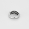Bague 50 Bague jonc en or gris, pavage diamants 58 Facettes DV24577-5