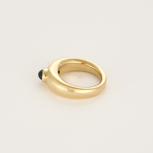 Chaumet – Bibendum – Bague jonc en or jaune et saphir