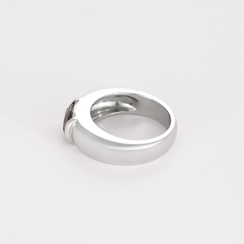 CHAUMET - GIOA - Bague jonc en or blanc et tourmaline