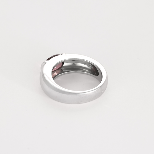 CHAUMET - GIOA - Bague jonc en or blanc et tourmaline