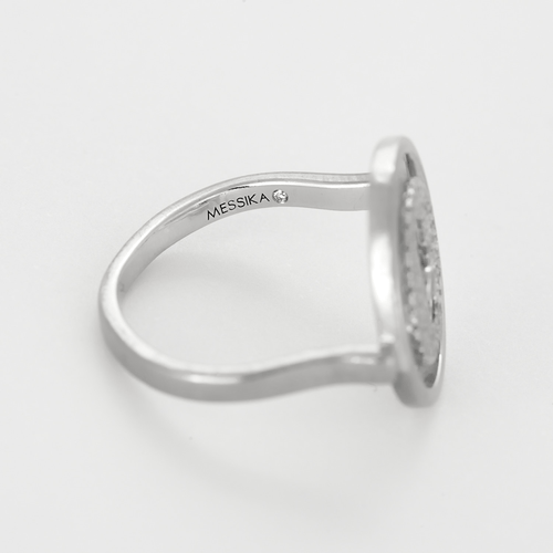 Bague 51 Messika - Lucky move pavé or gris et diamants. PM 58 Facettes DV24573-4