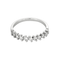 Bague 53 Demie-alliance en or gris et diamants 58 Facettes DV27468-51-53-2
