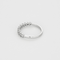 Bague 53 Demie-alliance en or gris et diamants 58 Facettes DV27468-51-53-2
