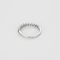 Bague 53 Demie-alliance en or gris et diamants 58 Facettes DV27468-51-53-2