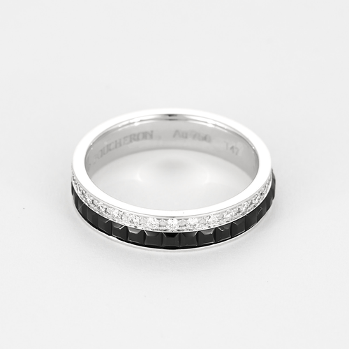 Bague 47 Boucheron Bague Boucheron - Alliance Quatre Black Edition 58 Facettes DV21086-1-47-2
