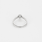 Bague 51,5 Tiffany & Co - Soleste - Bague Solitaire en platine et diamants 58 Facettes DV28427-1-515-5