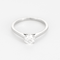Bague 52,5 De Beers - Bague Solitaire en platine et diamants 58 Facettes DV24611-1-525-6