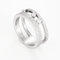 Bague 54 Messika -  Move Romane - Bague pavée or gris et diamants 58 Facettes DV27114-3
