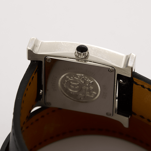Montre HERMÈS - Heure - Montre en acier plaqué or 58 Facettes DV0184-24