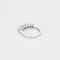 Bague 48 Bague jarretière en or blanc et diamants 58 Facettes DV27656-1-48-2