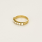 Bague 54 Demie alliance en or jaune et diamants 58 Facettes DV27468-26-54-3