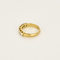 Bague 54 Demie alliance en or jaune et diamants 58 Facettes DV27468-26-54-3