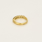 Bague 54 Demie alliance en or jaune et diamants 58 Facettes DV27468-26-54-3