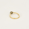 Bague 52 Fine Bague solitaire en or jaune, or gris et diamant 58 Facettes DV28120-2-52-1