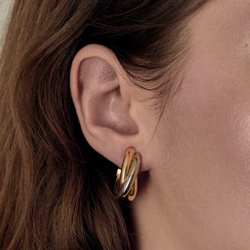 CARTIER - Trinity - Paire de boucles d'oreilles trois ors 58 Facettes DV27468-14