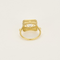 Bague 50 Bague moderniste en or jaune, diamant old cut 7.80 carats environ 58 Facettes DV28150-1-50-2
