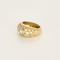 Bague 55 Bague jonc or jaune et or gris, diamants. 58 Facettes DV27468-29-DV0882-1