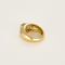 Bague 55 Bague jonc or jaune et or gris, diamants. 58 Facettes DV27468-29-DV0882-1