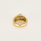 Bague 55 Bague jonc or jaune et or gris, diamants. 58 Facettes DV27468-29-DV0882-1