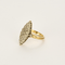 55 Bague marquise en or jaune et or blanc, diamants 58 Facettes DV27468-66-DV0882-1