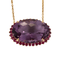 Collier Collier en or jaune, améthyste 58 Facettes DV27342-2
