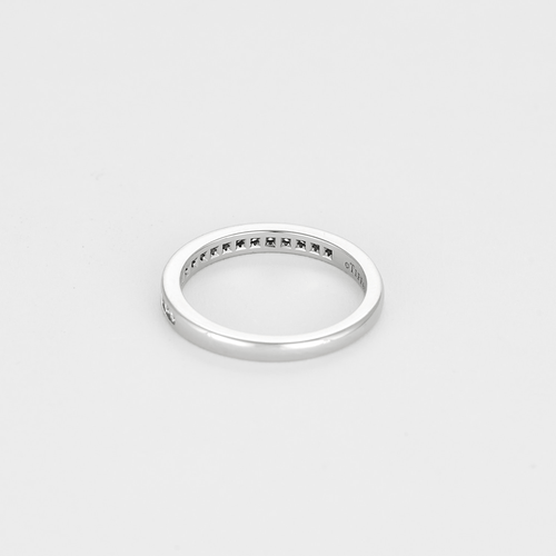Bague 48.5 Tiffany & Co - Alliance platine et diamants 58 Facettes DV28010-1-485-2