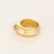 Bague 56 CARTIER - Trinity - Importante bague jonc trois ors et diamant 58 Facettes DV28278-1