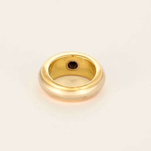 Bague 56 CARTIER - Trinity - Importante bague jonc trois ors et diamant 58 Facettes DV28278-1