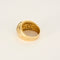 Bague 53 Bague dôme en or jaune et diamants 58 Facettes DV27468-62-53-2