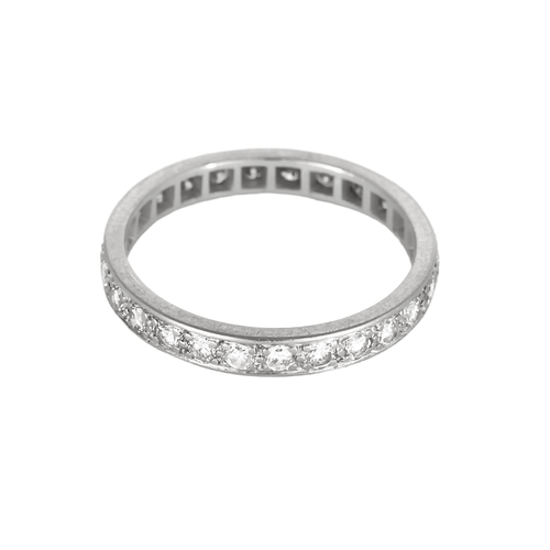 Bracelet 55 Alliance américaine en or gris et diamants 58 Facettes DV8916-3