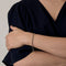 Bracelet Bracelet en or blanc et diamants noirs 58 Facettes DV28121-1