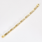 Bracelet Bracelet de type gourmette en or blanc et or jaune 58 Facettes DV15012-3