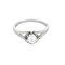Bague 51 Bague solitaire en or gris et diamant 58 Facettes DV28217-1