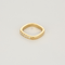 Bague 48.5 Dinh Van - Square - Alliance en or jaune et diamants 58 Facettes DV25793-2