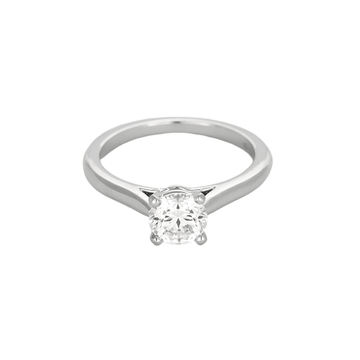 Bague 54 CARTIER - 1895 - Bague solitaire en platine, diamant 1 carat environ. Certificat GIA 58 Facettes DV28681-1-54-3