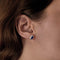 Boucles d'oreilles Paire de Boucle d'Oreilles en or gris, saphirs et diamants 58 Facettes DV16843-19