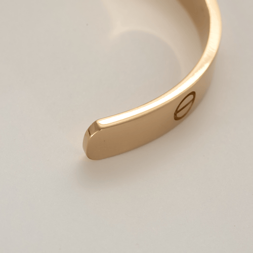 Bracelet CARTIER - Love - Bracelet en or rose ouvert 58 Facettes DV26766-1