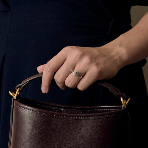 Bague 52 Mauboussin Bague Solitaire Love my Love N°2 en or gris et diamants 58 Facettes DV24085-1