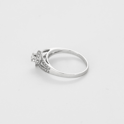 Bague 52 Mauboussin Bague Solitaire Love my Love N°2 en or gris et diamants 58 Facettes DV24085-1