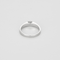 Bague 56 Bague solitaire en or gris et diamant 0.30 carat 58 Facettes DV27556-8