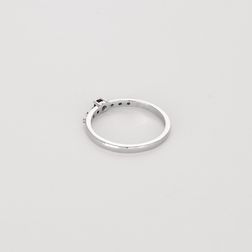 MAUBOUSSIN - Capsule d'émotions - Bague en or blanc, rubis et diamants