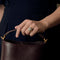 Importante bague jonc en or jaune, or blanc et diamants