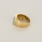 Importante bague jonc en or jaune, or blanc et diamants