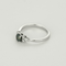 Bague 51,5 Bague Solitaire en or blanc, saphir vert et diamants 58 Facettes DV17636-1-515-5