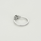 Bague 51,5 Bague Solitaire en or blanc, saphir vert et diamants 58 Facettes DV17636-1-515-5