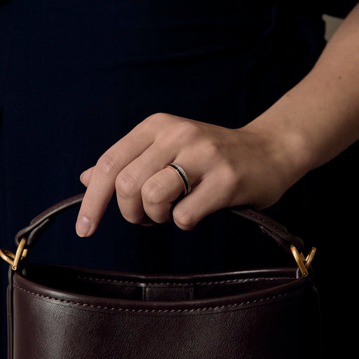 Bague 56 BOUCHERON - Quatre - Alliance en or rose, or gris et diamants 58 Facettes DV0386-3-56-3