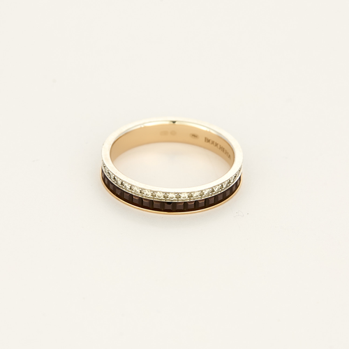 BOUCHERON - Quatre - Alliance en or rose, or gris et diamants