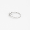 Bague 53 Bague solitaire en platine, diamant 0.35 carat épaulé de diamants plus petits 58 Facettes DDV4648-9-53-2