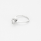 Bague solitaire en or gris et diamant 0.70 carat environ.