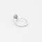 Bague solitaire en or gris et diamant 0.70 carat environ.